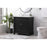 Elegant Kitchen/Bath Wesley 36" Single Bathroom Vanity Set, Black