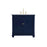 Elegant Kitchen/Bath Wesley 36" Single Bathroom Vanity Set, Blue - VF50036BL