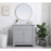 Elegant Kitchen/Bath Wesley 36" Single Bathroom Vanity Set, Blue