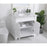 Elegant Kitchen/Bath Wesley 36" Single Bathroom Vanity Set, White