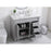 Elegant Kitchen/Bath Wesley 42" Single Bathroom Vanity Set, Grey