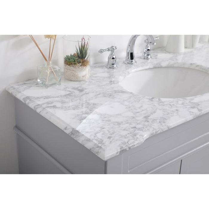 Elegant Kitchen/Bath Wesley 42" Single Bathroom Vanity Set, Grey
