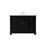 Elegant Kitchen/Bath Wesley 48" Single Bathroom Vanity Set, Black - VF50048BK