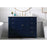 Elegant Kitchen/Bath Wesley 48" Single Bathroom Vanity Set, Blue