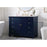 Elegant Kitchen/Bath Wesley 48" Single Bathroom Vanity Set, Blue