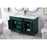 Elegant Kitchen/Bath Wesley 60" Double Bathroom Vanity Set, Black