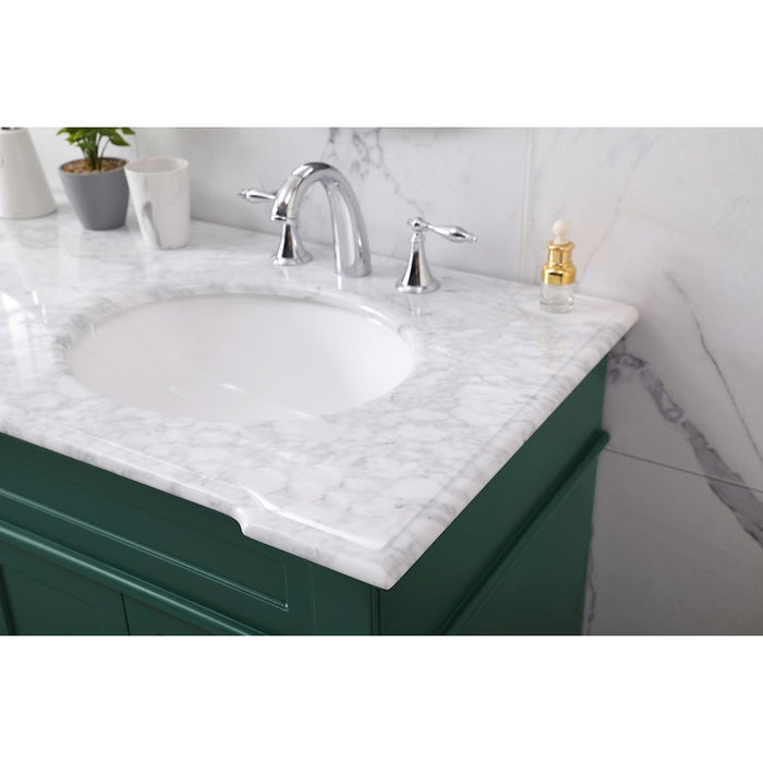 Elegant Kitchen/Bath Wesley 60" Double Bathroom Vanity Set, Black