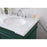 Elegant Kitchen/Bath Wesley 60" Double Bathroom Vanity Set, Black