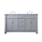 Elegant Kitchen/Bath Wesley 60" Double Bathroom Vanity Set, Grey - VF50060DGR