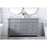 Elegant Kitchen/Bath Wesley 60" Double Bathroom Vanity Set, Grey