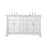 Elegant Kitchen/Bath Wesley 60" Double Bathroom Vanity Set, White - VF50060DWH
