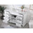 Elegant Kitchen/Bath Wesley 60" Single Bathroom Vanity Set, White