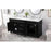 Elegant Kitchen/Bath Wesley 72" Double Bathroom Vanity Set, Black