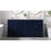 Elegant Kitchen/Bath Wesley 72" Double Bathroom Vanity Set, Blue