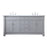 Elegant Kitchen/Bath Wesley 72" Double Bathroom Vanity Set, Grey - VF50072DGR
