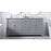 Elegant Kitchen/Bath Wesley 72" Double Bathroom Vanity Set, Grey