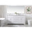 Elegant Kitchen/Bath Wesley 72" Double Bathroom Vanity Set, Grey