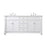 Elegant Kitchen/Bath Wesley 72" Double Bathroom Vanity Set, White - VF50072DWH