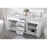 Elegant Kitchen/Bath Wesley 72" Double Bathroom Vanity Set, White