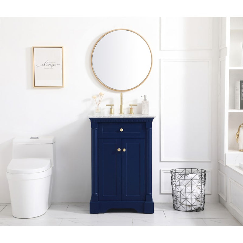 Elegant Kitchen/Bath Wesley 72" Double Bathroom Vanity Set, White