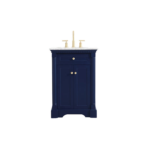 Elegant Kitchen/Bath Clarence 24" Single Bathroom Vanity, Blue - VF53024BL