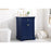 Elegant Kitchen/Bath Clarence 24" Single Bathroom Vanity, Blue