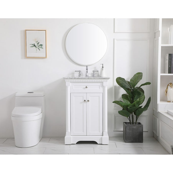 Elegant Kitchen/Bath Clarence 24" Single Bathroom Vanity, Grey