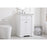 Elegant Kitchen/Bath Clarence 24" Single Bathroom Vanity, White