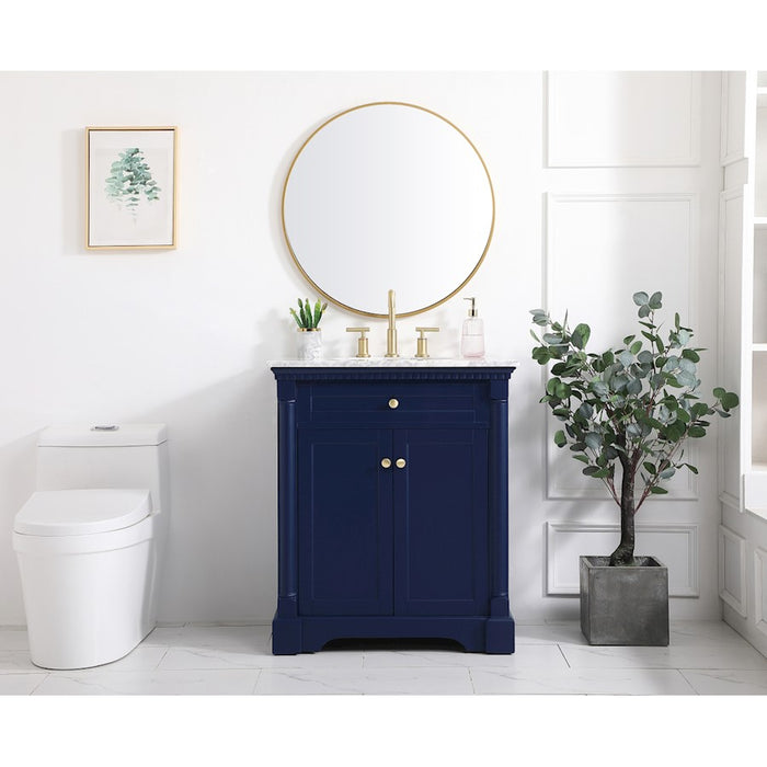Elegant Kitchen/Bath Clarence 30" Single Bathroom Vanity Set, Black