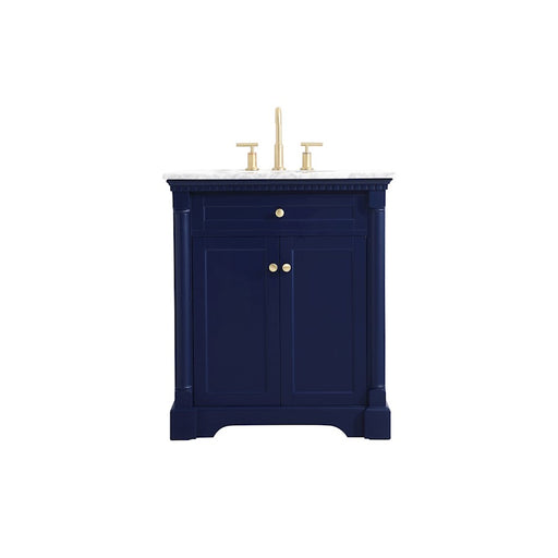 Elegant Kitchen/Bath Clarence 30" Single Bathroom Vanity, Blue - VF53030BL