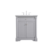 Elegant Kitchen/Bath Clarence 30" Single Bathroom Vanity, Grey - VF53030GR