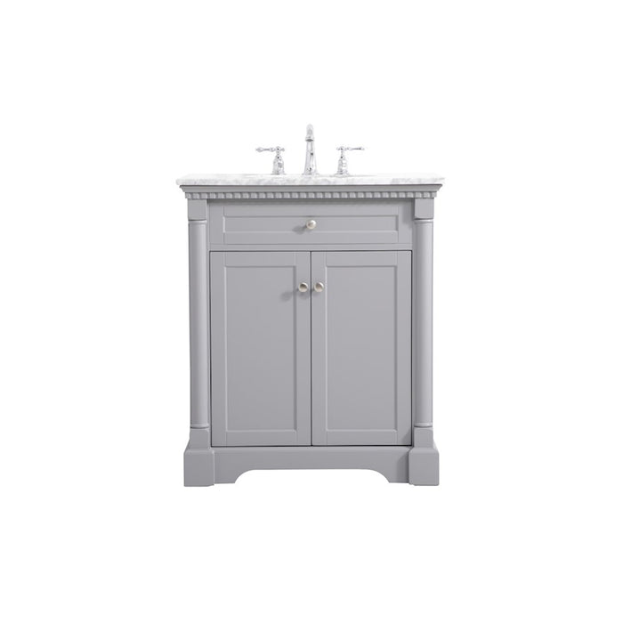 Elegant Kitchen/Bath Clarence 30" Single Bathroom Vanity, Grey - VF53030GR