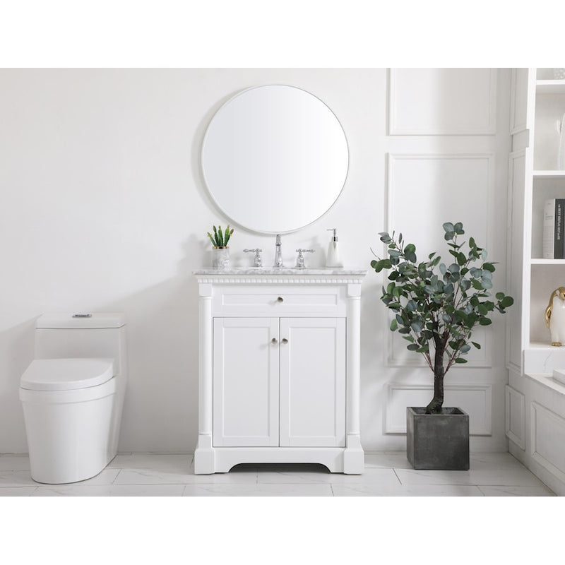 Elegant Kitchen/Bath Clarence 30" Single Bathroom Vanity, Grey