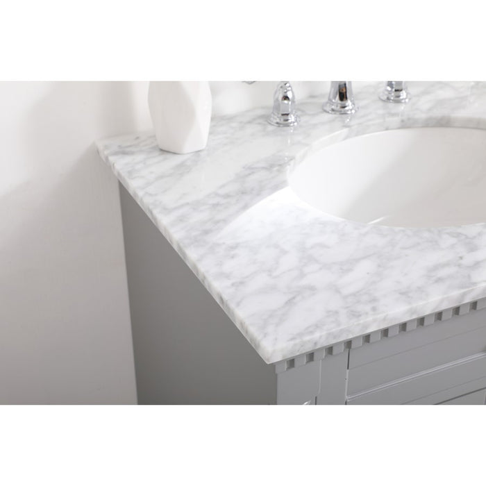 Elegant Kitchen/Bath Clarence 30" Single Bathroom Vanity, Grey