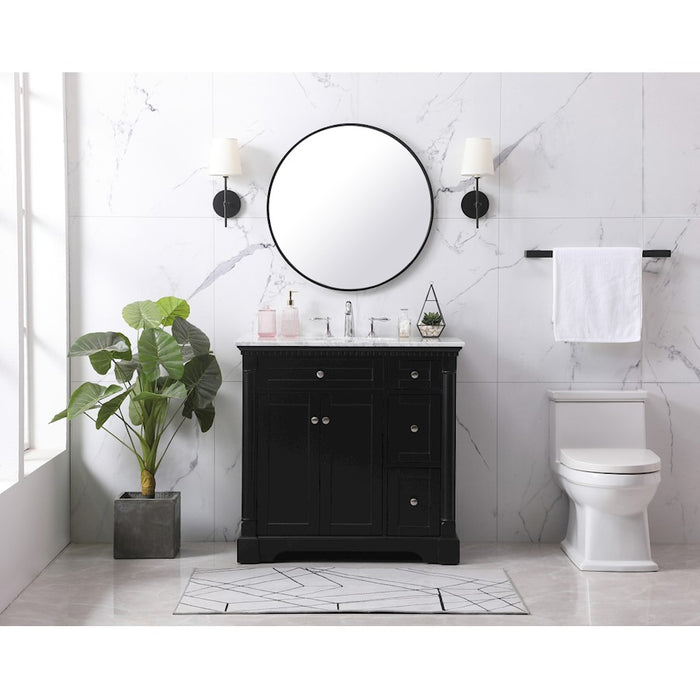 Elegant Kitchen/Bath Clarence 30" Single Bathroom Vanity, White