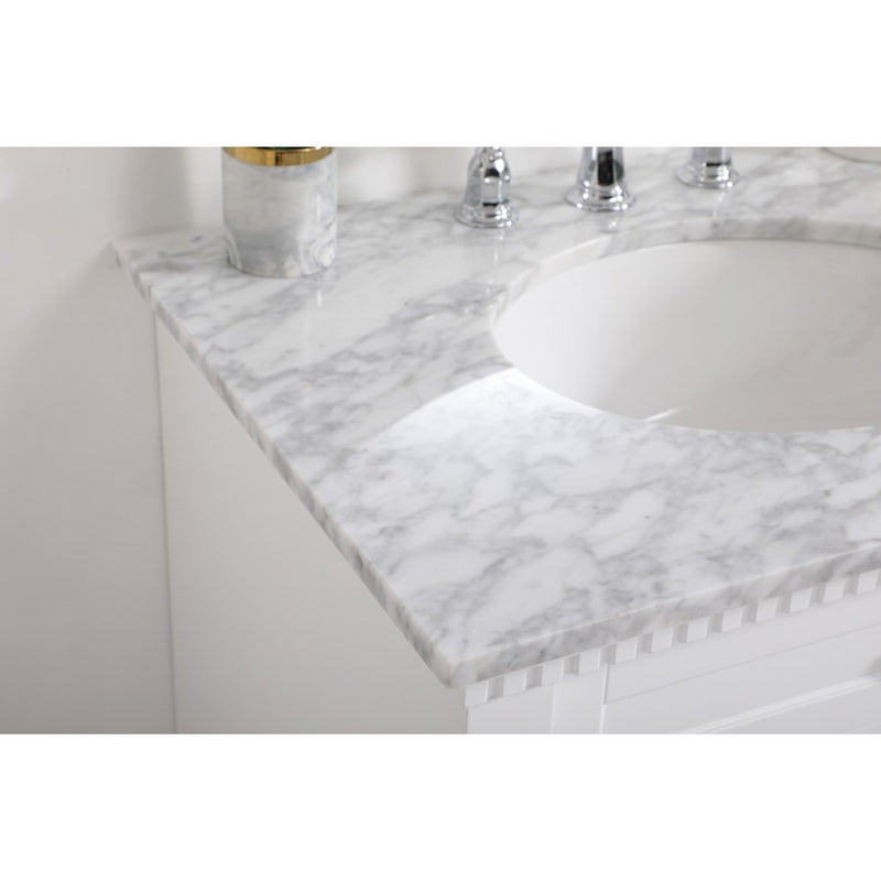 Elegant Kitchen/Bath Clarence 30" Single Bathroom Vanity, White