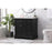 Elegant Kitchen/Bath Clarence 36" Single Bathroom Vanity Set, Black