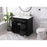 Elegant Kitchen/Bath Clarence 36" Single Bathroom Vanity Set, Black