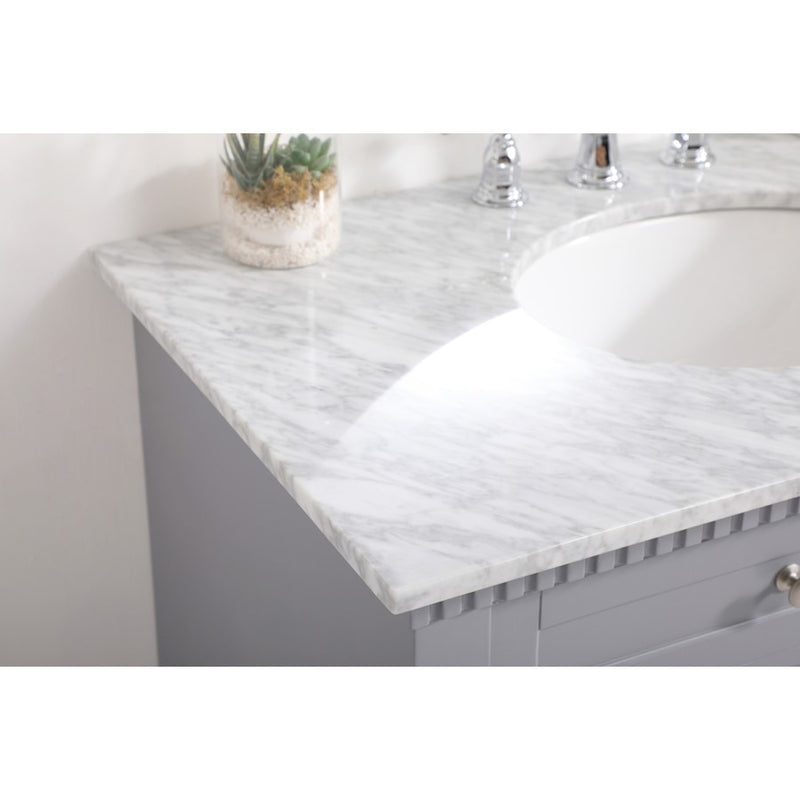 Elegant Kitchen/Bath Clarence 36" Single Bathroom Vanity, Grey