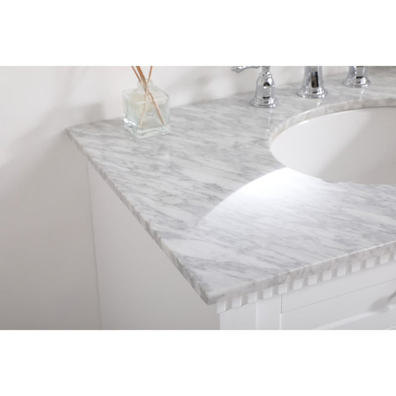 Elegant Kitchen/Bath Clarence 36" Single Bathroom Vanity, White