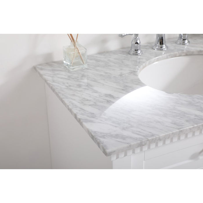 Elegant Kitchen/Bath Clarence 36" Single Bathroom Vanity, White