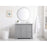 Elegant Kitchen/Bath Clarence 42" Single Bathroom Vanity Set, Black