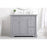 Elegant Kitchen/Bath Clarence 42" Single Bathroom Vanity, Grey