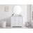 Elegant Kitchen/Bath Clarence 42" Single Bathroom Vanity, Grey