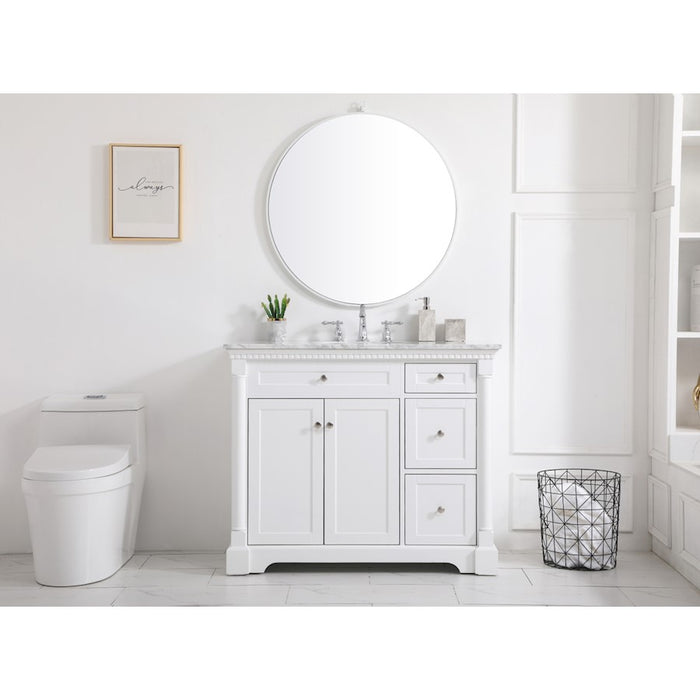 Elegant Kitchen/Bath Clarence 42" Single Bathroom Vanity, Grey