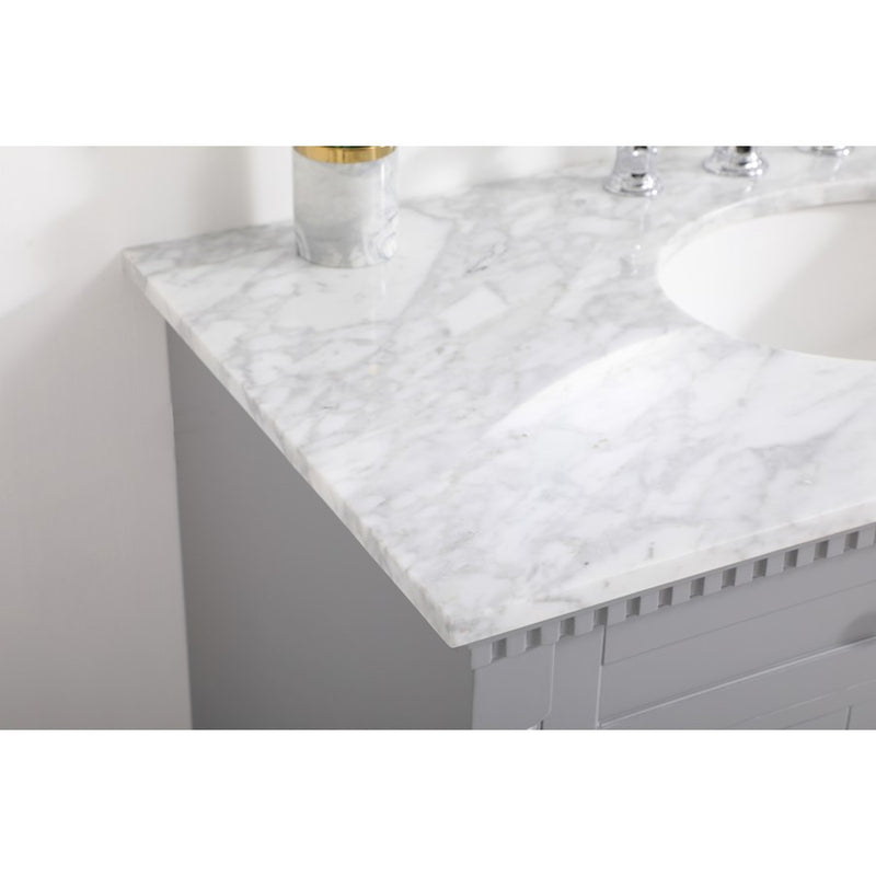 Elegant Kitchen/Bath Clarence 42" Single Bathroom Vanity, Grey