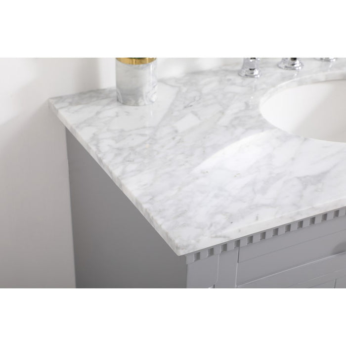 Elegant Kitchen/Bath Clarence 42" Single Bathroom Vanity, Grey