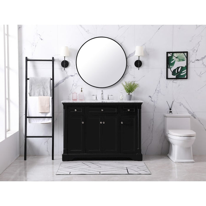 Elegant Kitchen/Bath Clarence 42" Single Bathroom Vanity, White