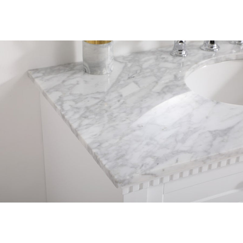 Elegant Kitchen/Bath Clarence 42" Single Bathroom Vanity, White