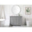 Elegant Kitchen/Bath Clarence 48" Single Bathroom Vanity Set, Black